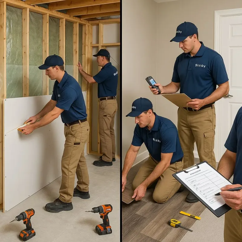 Repairs and Reconstruction process in Moroni, UT